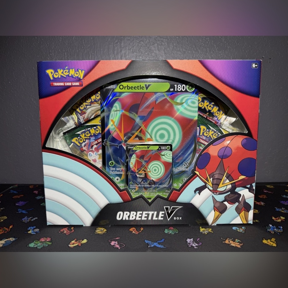 Pokemon Orbeetle V Box - Red, Blue, Green